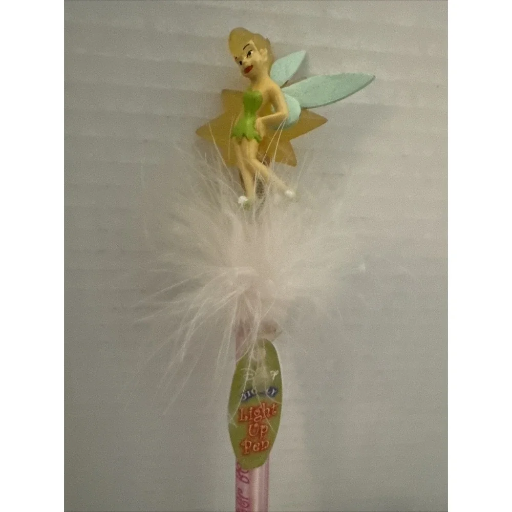 Disney Light Up‎ Tinker Bell Jiggly Pen with tags Vintage